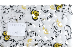 彩色浴室垫JM-2065B(7535印花石头）