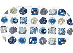 彩色浴室垫JM-2066C(新款石头贝壳 )