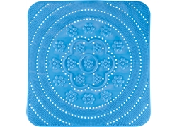 正方浴室垫JM-3004B(实色四方花朵三组合）