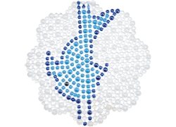 正方浴室垫系列JM-3017A(5050梅花卡通水珠海豚）