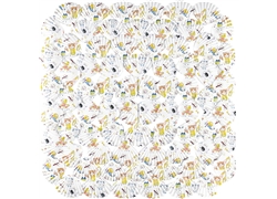 正方浴室垫系列JM-3019(四方卡通贝壳大象）