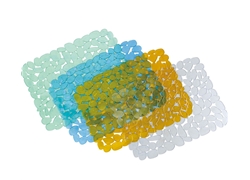 水槽垫系列JM-4027(透明方石头水槽垫）