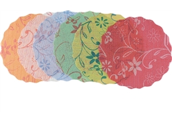 餐垫系列JM-5011(K形印花圆形餐垫）