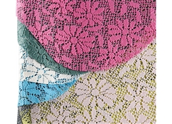 餐垫系列JM-5017(花形椭圆餐垫）