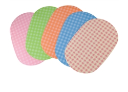 餐垫系列JM-5018(R型椭圆方格餐垫）