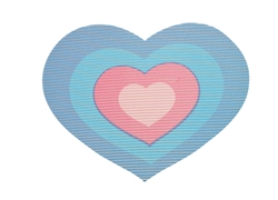 异性门垫系列JM-6009B爱心