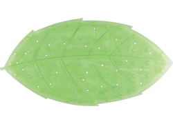 素色浴室垫JM-1025(透明树叶垫）