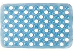 素色浴室垫JM-1031（4831透明汽泡大圆孔）