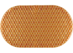 素色浴室垫JM-1042(透明六角水珠）