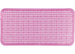 素色浴室垫JM-1062(透明长方格子）