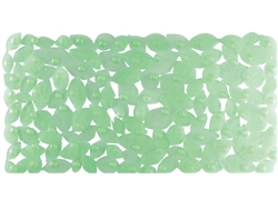 素色浴室垫JM-1064(透明长方树叶）