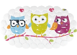 正方浴室垫JM-2006I(新卡通贝壳猫头鹰）