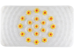 正方浴室垫JM-2028(彩色花朵三组合-1）