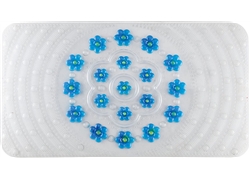 正方浴室垫JM-2028(彩色花朵三组合-1）