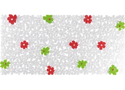 正方浴室垫JM-2033(彩色小翠花）