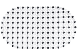 正方浴室垫JM-2036(黑白水珠）