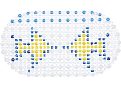 正方浴室垫JM-2037D(卡通水珠双鱼）