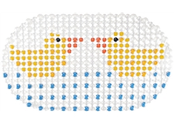 正方浴室垫JM-2037E(卡通水珠双鸭）