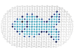正方浴室垫JM-2037G(卡通水珠鱼）