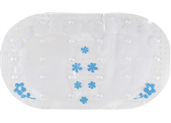 正方浴室垫系列JM-2047(椭圆花朵双脚丫）